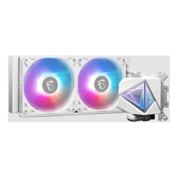 MSI MAG CORELIQUID I240 White Liquid CPU Cooler LGA 1150/1151/1155/1156/1200/1700+ Next gen AM5/AM4 3y warranty