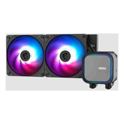MSI MAG CORELIQUID A13 240 BLACK 2.4&amp;amp;quot; IPS USB 2.0 pin header SATA 2 fans Two Ball Bearing AM5 / AM4 3 y warrenty