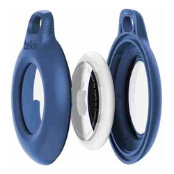 Belkin WATERPROOF SECURE HOLDER WITH KEY RING FOR AIRTAG BLUE