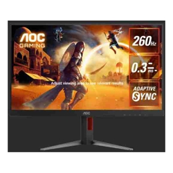 AOC 27&amp;amp;quot; 260Hz 2560 x 1440 (QHD) 0.3ms Fast IPS HDMI2.0 x 1 DisplayPort1.4 x 1 Adaptive Sync DisplayHDR 400 Gaming Monitor
