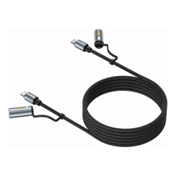 Choetech CC1001 Smart PD60W 4-in-1 USB C to C cable 1.2M