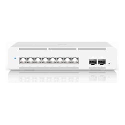 Ubiquiti Pro XG 8 PoE Compact Desktop/Wall-mountable Professional-grade 8-port Layer 3 Etherlighting  PoE++ Switch With (8) 10 GbE (2) 10G SFP+
