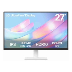 LG UltraFine HDR10 27&amp;amp;quot;16:9 IPSUHD(3840x2160)60HzHDMIx2DPTILTVESA 100x1003YR WTY