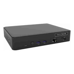 Matrox Vion EX IP Video Gateway. 2x 12G SDI 4x HDMI (2x Input 2x Output) 1x 2.5Gpbs RJ45 1x 1Gpbs RJ45 1 x Balanced Audio. 2 YR WTY