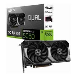 Asus nVidia GeForce DUAL-RTX5060-O8G OC mode: 2565MHz 8GB GDDR7 OpenGL4.6
