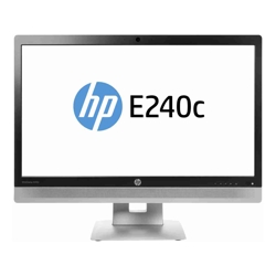 HP EliteDisplay E240c 23.8&amp;amp;quot; Video Conferencing FHD IPS Monitor 1920x1080 16:9 HDMI DP VGA Webcam Mic/Spk 12 Mth Warranty (Refurbished)