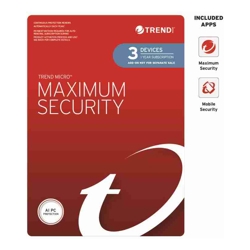 Trend Micro Maximum Security (3 Devices) 1yr Add-on AR