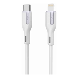 Choetech XCL-0002 Silicone USB-C to L Cable 1m White