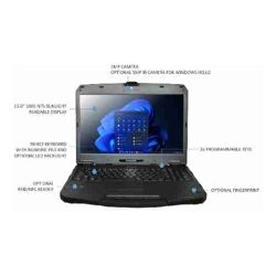 Durabook S15 15&amp;amp;quot; FHD Intel Core i5-1235U Windows 11 8GB RAM 256GB PCIe SSDWi-Fi 6E Bluetooth v5.3 2MP Front Camera 3 year Warranty