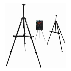 Artlogic Metal Sketch/Travel  Easel Black with Bag 12 Mth Wty (Refurbished)