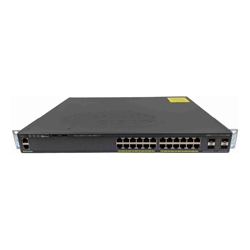 Cisco CATALYST 2960-X 24GIGE POE 370W 4X1G SFP LAN BASE WS-C2960X-24PSL-RF Switch 12 Mth Wty (Refurbished)