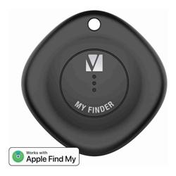 Verbatim Bluetooth Tracker My Finder Black  IP66 IOS Iphone Ipad Macbook Long Life Pets Kid Luggage Backpack Apple Find My Retail Pack 66840