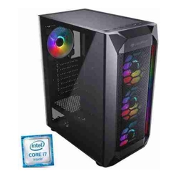 Cougar MX410 MESH-G RGB Custom Gaming Desktop PC i7-6700 @ 3.40GHz 16GB RAM 256GB SSD + 500GB HDD Win11 12 Mth Wty