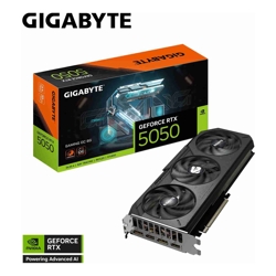 Gigabyte (LS) Gigabyte GeForce RTX 5050 GAMING OC 8G 20 Gbps GDDR6 128 bit PCI-E 5.0 DirectX 12 API PSU 550W 8 Pin*1 DisplayPort 2.1b *2 HDMI 2.1b *2