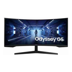 Samsung 34&amp;amp;quot; Odyssey G55T WQHD Curved 3440x1440 21:9 1000R 165Hz 1ms 250 cd/ FreeSync VA DP HDMI Headphone Tilt VESA Gaming Monitor Black 3YR