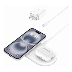 Belkin BOOSTCHARGE PRO 2-IN-1 MAGNETIC WIRELESS CHARGING PAD WITH QI2 15W
