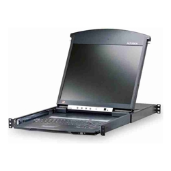 Aten 16 Port Rackmount USB-PS/2 Cat5 17' LCD KVM Over IP Switch with Daisy Chain