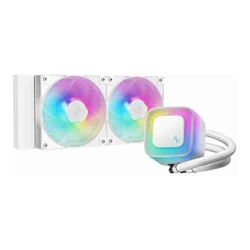 Deepcool LE240 V2 Liquid Cooler 240mm 6th Gen Pump up to 3400 PWM Hydro Bearing IntelLGA1851/1700/1200/1151/1150/1155 AMDAM5/AM4