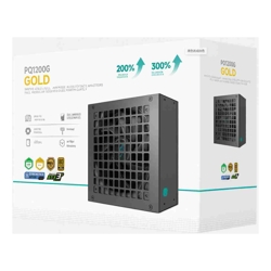 Deepcool PQ1200G 1200W Gamer Storm 80+ Gold/Cybenetics Fully Modular ATX Power Supply 120mm Fan Japanese Capacitors DC to DC ATX12V V3.1