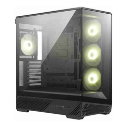 MSI MAG PANO 130R PZ -BLACK ATX/mATX/ITX 400mm GPU 165mm CPU 7 slots 6x120mm 360 rad top/side 2xUSB-A 1xUSB-C 20Gbps 460x232x490mm 8.37kg
