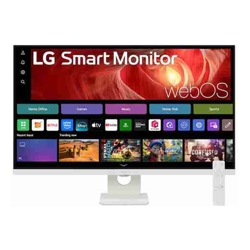 LG 31.5&amp;amp;quot; 4K UHD Smart Monitor with webOS USB-C PD 65W AirPlay 2 Screen Share Bluetooth Magic Remote support and tilt adjustable stand