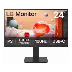LG 24&amp;amp;quot; IPS Full HD monitor with USB-C 23.8&amp;amp;quot; FHD IPS 100Hz 5ms 250 nits 16:9 NTSC 72% 3-side borderless USB-C 65W PD Height/Tilt adj