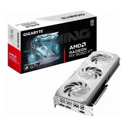 Gigabyte (LS) Gigabyte Radeon RX 9060 XT GAMING OC ICE 16G GDDR6 3320MHz boost 2780MHz 2048 cores PCIe 5.0 281mm 450W 2x DP 2.1a HDMI 2.1b