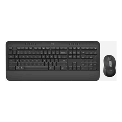 Logitech MK650 Wireless Keyboard  Mouse Graphite for Business