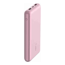 Belkin BoostCharge Power Bank 20K (Triple-Port) Pink (BPB012btPK) 2xUSB-A 1xUSB-C + USB-C to USB-A Cable LED Light Indicater 2 Years Warranty