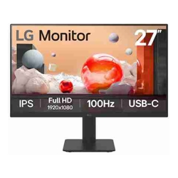 LG 27&amp;amp;quot; IPS Full HD monitor with USB-C 1920x1080 100Hz 5ms 65W PD IPS 3-side borderless tilt/height stand