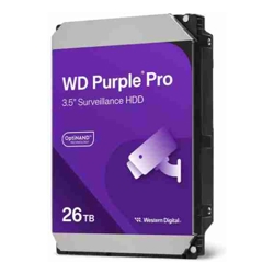 WD Western Digital WD Purple Pro 26TB 3.5&amp;amp;quot; Surveillance HDD 7200RPM 512MB SATA 287MB/s 7200 RPM 512MB 5yrs warranty
