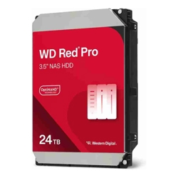 WD Western Digital 24TB 3.5&amp;amp;quot; SATA HDD 7200RPM CMR up to 287MB/s 512MB cache RAID-optimized for NAS 550TB/yr workload 5-year warranty