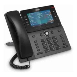 Snom M58 UK DECT wireless desk phone 5&amp;amp;quot; color display Bluetooth HD audio Shared Call Emulation HAC compliance