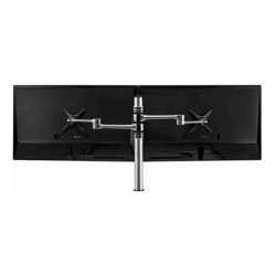 Atdec AFS-AT-DC-P Dual Swing Arms on Post Polished Silver