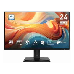 MSI Black 23.8in/IPS/FHD/144Hz/1ms/HDMI DP VGA/Speakers/Internal Power/3Y