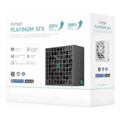 Deepcool PS750P 750W Gamer Storm SFX12V V4.1  ATX12V V3.1M Full Japanese Electroyltic Capacitors Cybenetics Platinum/PPLP 115V Platinum