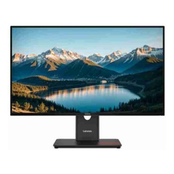 Lenovo ThinkVision T27QD-40 27&amp;amp;quot; QHD Monitor IPS 2560x1440 16:9 Height Adjustable Tilt Swivel pivot Anti-GlarE DP HDMI USB-C Hub VESA Black 3YR