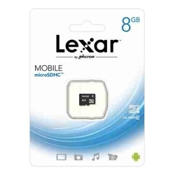 Lexar MicroSDHC Card 8GB wo/adapter C10