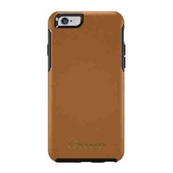 OtterBox Symmetry Leather iPhone 6 Plus Tan w/Gold Logo