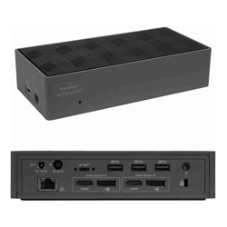 Targus USB-C Universal Docking Station Dual 4K 2 x HDMI 2 x DP 1 x USB-C 4 x USB 3.0 RJ-45 100W Power Delivery 12 Mth Wty (Refurbished)