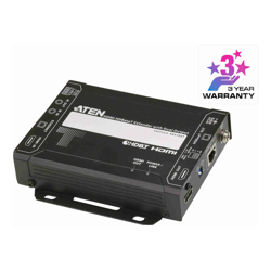 Aten HDMI HDBaseT Transmitter with Dual 4K Output one local HDMI output supports up to 4K@70m (Cat 5e/6) and 100m (Cat 6A) extends RS232 and IR