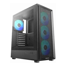 Deepcool CC550 4F High Airflow Mid Tower ATX Case 4 Pre-Installed Fans USB3.0 x1USB2.0 x1Type-C x1Audio x1