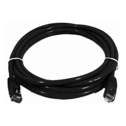 8Ware CAT6 Cable 0.5m Black Premium RJ45 Ethernet Network LAN UTP Patch Cord 26AWG CU Jacket