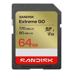SanDisk 64G Extreme GO SD UHS-I Card (SDSDXGN-064G-GNCIN)