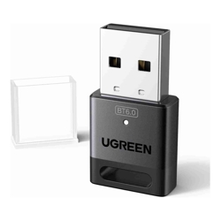 UGREEN 75073 Bluetooth 6.0 USB Dongle Adapter 20m Range 5 Device Connection Plug &amp;amp;amp; Play for PC/Laptop