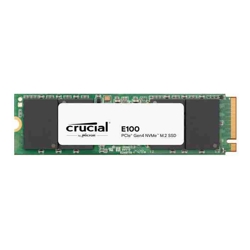 Micron Crucial E100 480GB Gen4 NVMe SSD 4700/2500 MB/s R/W 60TBW 350K/460K IOPS 1.5M hrs MTTF M.2 2280 PCIe4 3yrs &amp;amp;lt;500GB