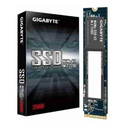 Gigabyte Gen3 256GB NVMe PCIe 3.0 x4 M.2 2280 SSD 3200MB/s Read 1200MB/s Write 1.5M Hours MTBF 3-Year Warranty