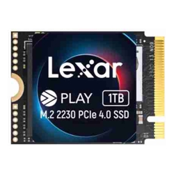 Lexar LNMPLAY002T-RNNNG Internal SSD Play 2TB M.2 2230 PCIe Gen 4x4 NVMe SSD up to 5200MB/s read 4700MB/s write 5 year limited warranty