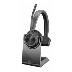 HP POLY VOYAGER 4310 MICROSOFT TE AMS CERTIFIED HEADSET BT700 D ONGLE CHARGING STAND