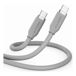 ALOGIC Elements Silicone 5A/240W USB2 USB-C to C Male Cable with cable tie 1m -Natural